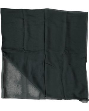 Dolce & Gabbana Silk Neck Wrap Foulard Scarf - Green