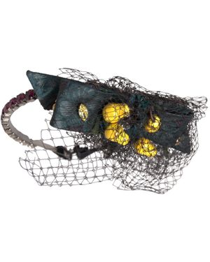 Dolce & Gabbana Lemons Sicily Crystal Net Headband Diadem  display picture 1