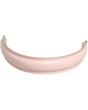 Dolce & Gabbana Leather Tone Big Bag Handle Shoulder Strap - Pink