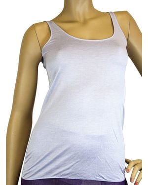 Gucci Rayon Logo Tank Top - White