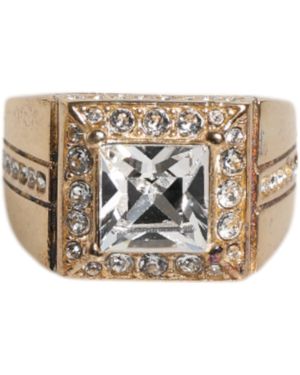 Dolce & Gabbana Tone Sterling 925 Crystals Ring - Natural