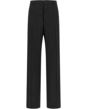 Maison Margiela 'Four Stitches' Wool Pants - Black