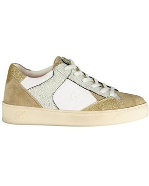 CafeNoir Polyurethane Sneaker - Metallic