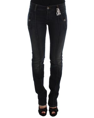 Ermanno Scervino Chic Slim Fit Italian Cotton Jean - Black