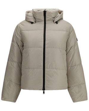 Moose Knuckles Nylon Full-Length Jacket - Gray