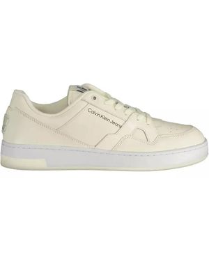 Calvin Klein Leather Sneaker - White