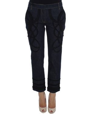 Dolce & Gabbana Denim Cotton Capri Torero Jeans - Black