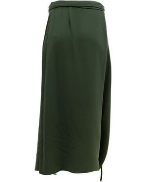 Valentino Garavani Silk Skirt - Green