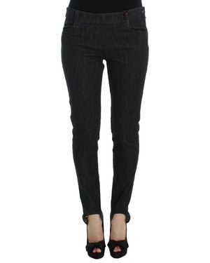 Ermanno Scervino Elegant Slim Fit Jeans - Black