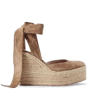 Gianvito Rossi Calfskin Espadrilles Shoe - Natural