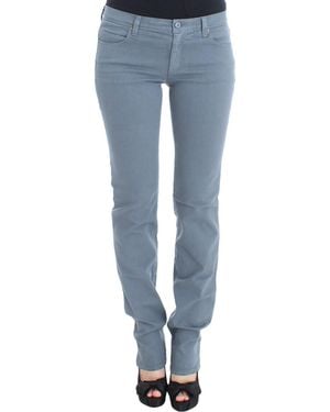 Ermanno Scervino Chic Slim Fit Bootcut Denim Indulgence - Blue