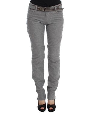 Ermanno Scervino Chic Casual Cotton Pants - Gray