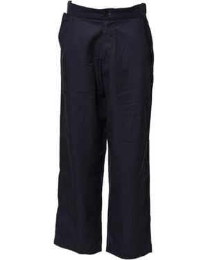 Levi's Straight High Waist Chino Casual Trouser Pants - Blue