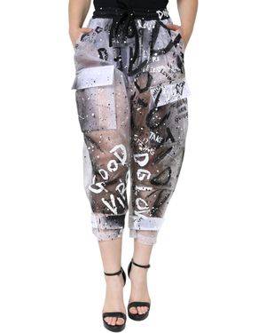 Dolce & Gabbana Cropped Trousers - White