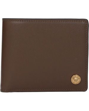 Versace Leather Wallet - Brown