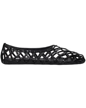 Alaïa Leather Ballet Flats - Black
