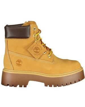 Timberland Leather Boot - Yellow