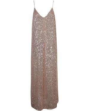 THE NINA STUDIO Afrodite Sequin Dress - Metallic