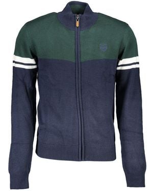 Gianmarco Venturi Cotton Cardigan - Blue