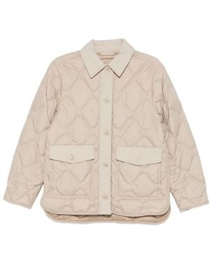 Woolrich Quilted Nylon Blouson Jacket - Natural