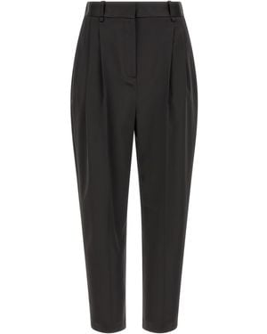 Elisabetta Franchi Polyester Cropped Pants - Black