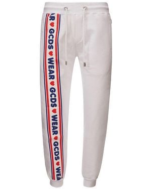 Gcds Cotton Athletic Pants - Red