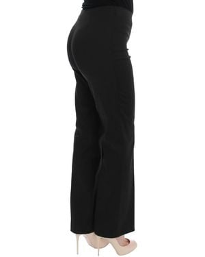 Bencivenga Stretch Straight Fit Dress Pants Pants - Black