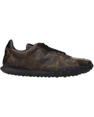 Jil Sander Leather Sneakers - Black