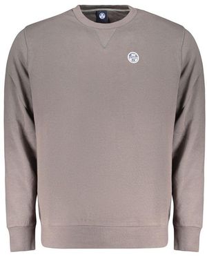 North Sails Gray Cotton Men's Sweatshirt
