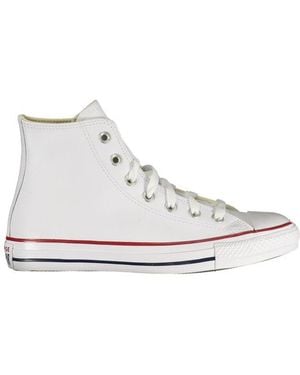 Converse White Synthetic Athletic Sneakers