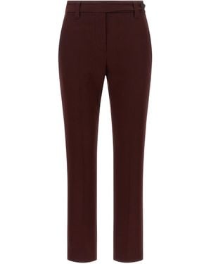 Brunello Cucinelli Cotton Casual Pants - Purple