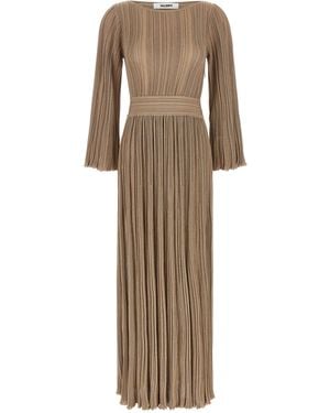 Antonino Valenti Viscose Long Dress - Natural