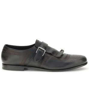 Church's Calf Leather Bos Taurus Slip-On Loafers - Black