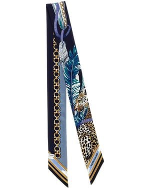 Ferragamo Silk Foulard - Blue