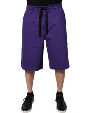 Dolce & Gabbana Casual Drawstring Shorts - Blue