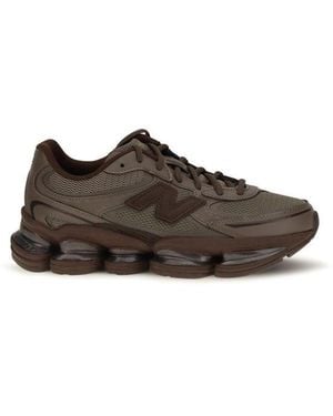New Balance Fabric Athletic Sneakers - Brown