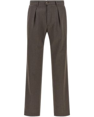 Incotex Polyester Dress Pants - Gray