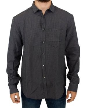 CoSTUME NATIONAL Linen Casual Shirt - Gray