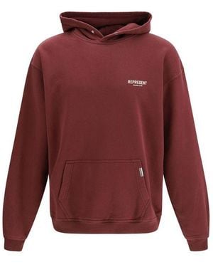 Represent Cotton Sweatshirt - Red