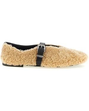 KATE CATE Jude Ballet Flats Calfskin Leather (Bos Taurus) Flat Shoes - White