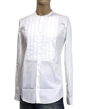 Gucci Cotton Banded Skinny Shirt - White