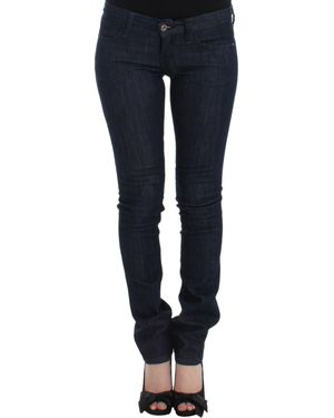 CoSTUME NATIONAL Chic Dark Skinny Leg Jeans - Blue