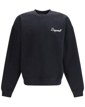 DSquared² Cotton Sweatshirt - Blue