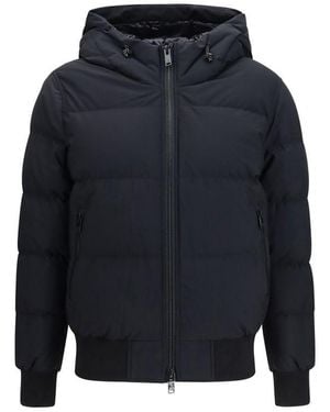 Moose Knuckles Nylon Bomber - Blue