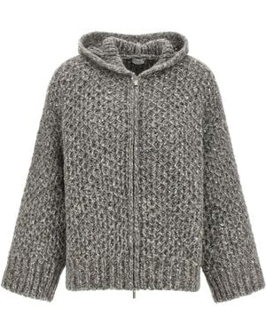 Peserico Wool Cardigan - Gray