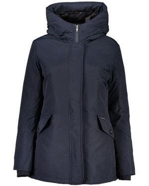 Woolrich Cotton Jackets & Coat - Blue