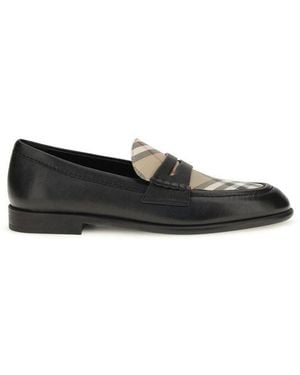 Burberry Lamb Ovis Aries Ballet Flats - Black