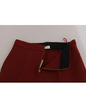 Jucca High Waist Cropped Flared Dress Formal Trouser Pants - Black