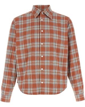 Second/Layer Cotton Blouse - Brown