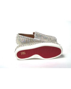 Christian Louboutin Ab-Clear Ab Roller Boat Flat Trainer - Red